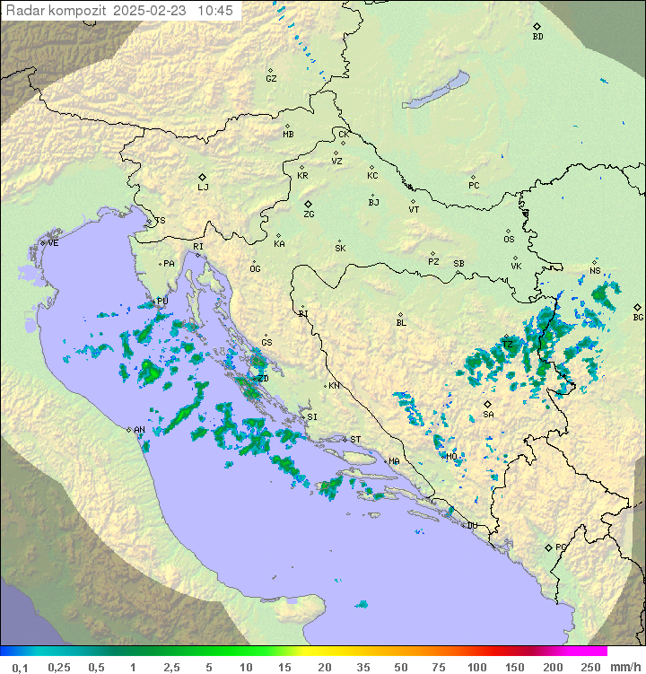 Padavine Hrvaška