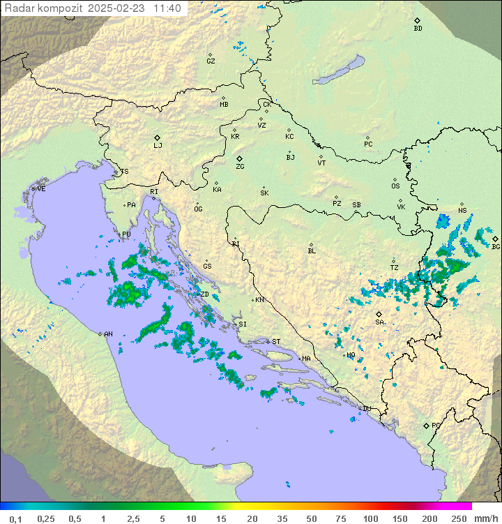 Padavine Hrvaška