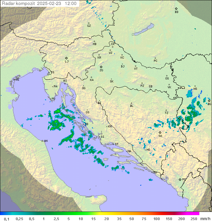 Padavine Hrvaška