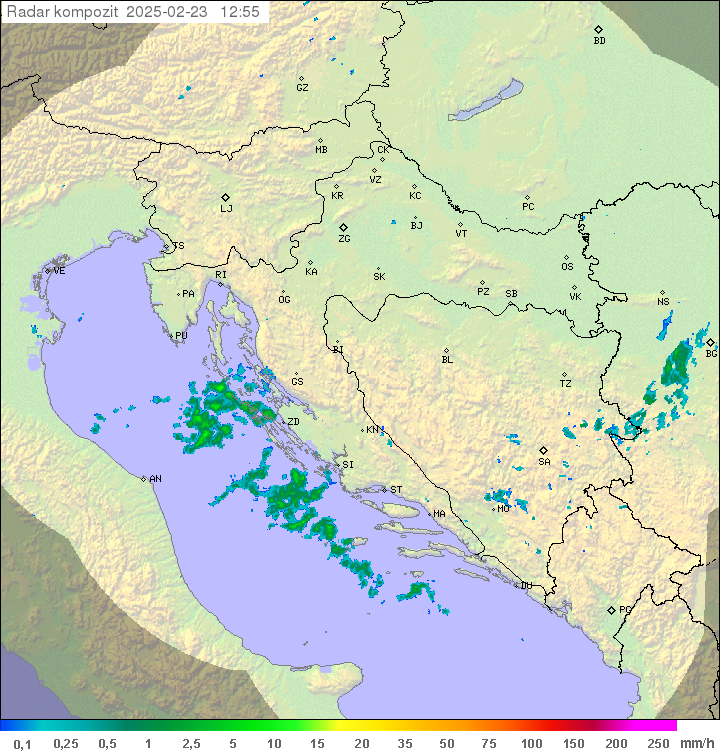 Padavine Hrvaška