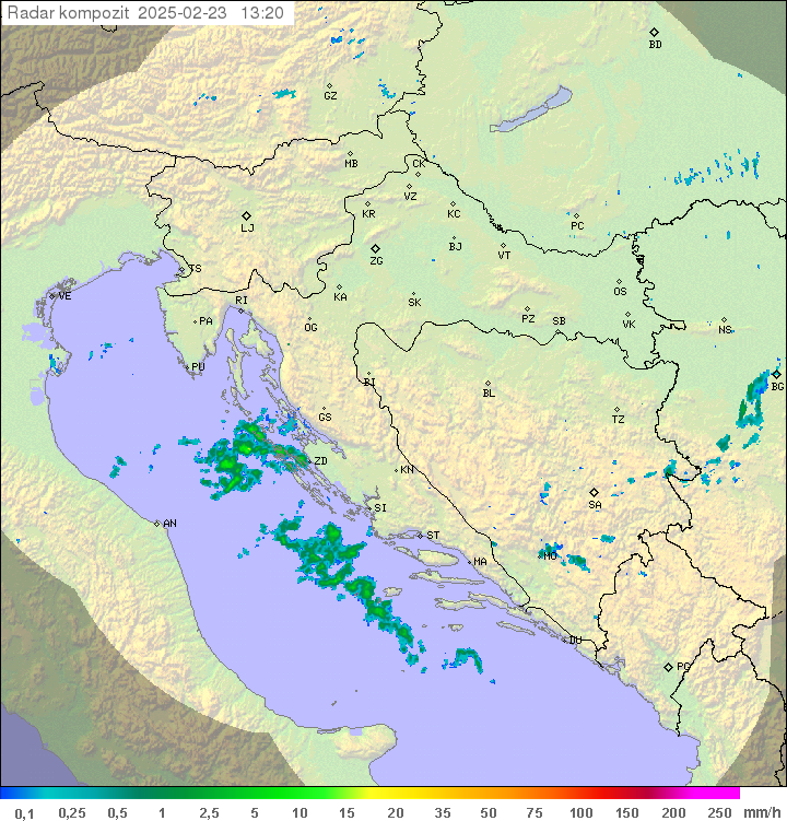 Padavine Hrvaška