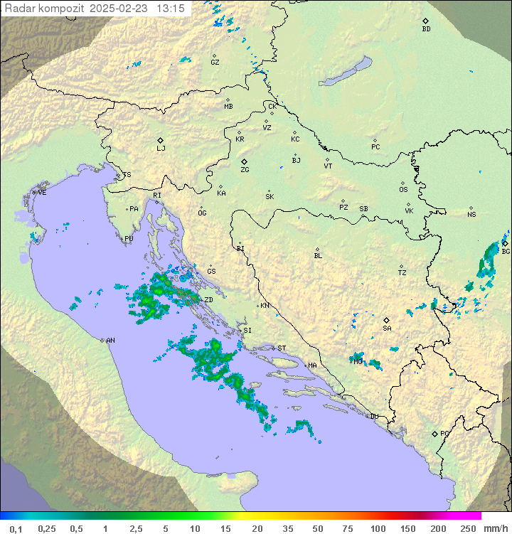 Padavine Hrvaška