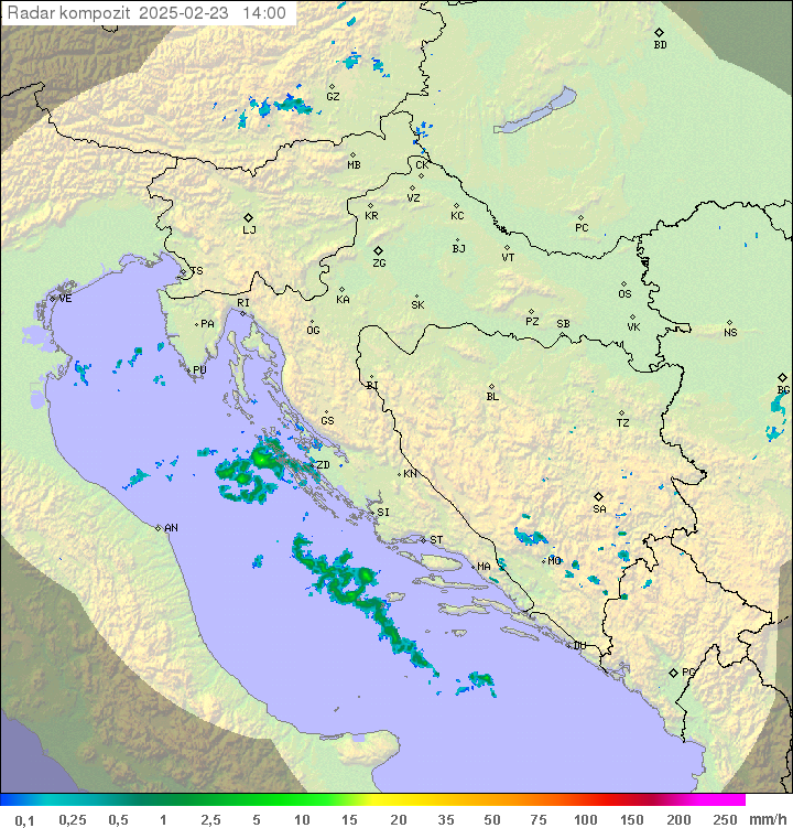 Padavine Hrvaška