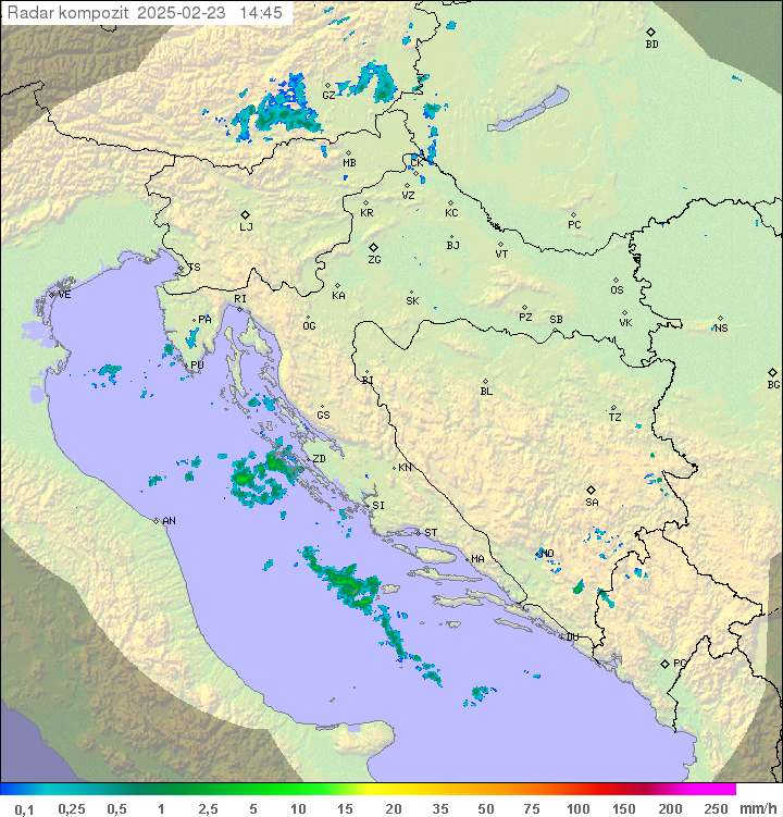 Padavine Hrvaška