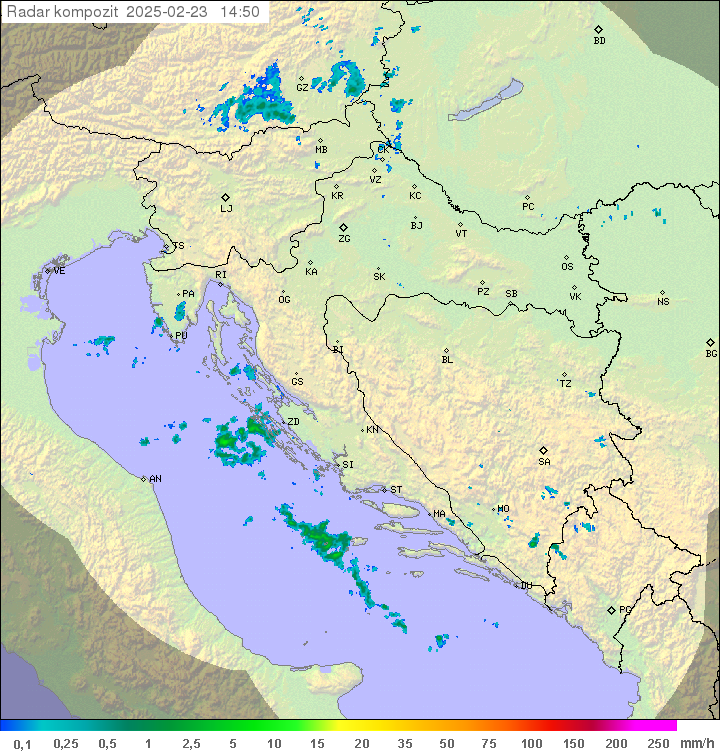 Padavine Hrvaška