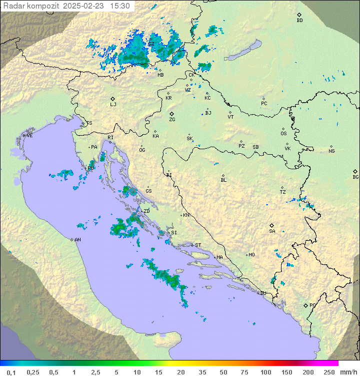 Padavine Hrvaška