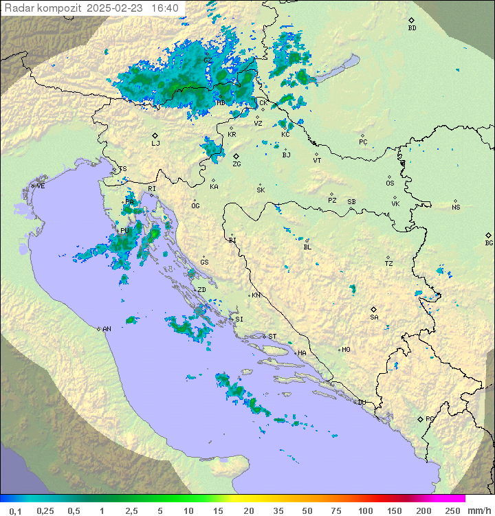 Padavine Hrvaška