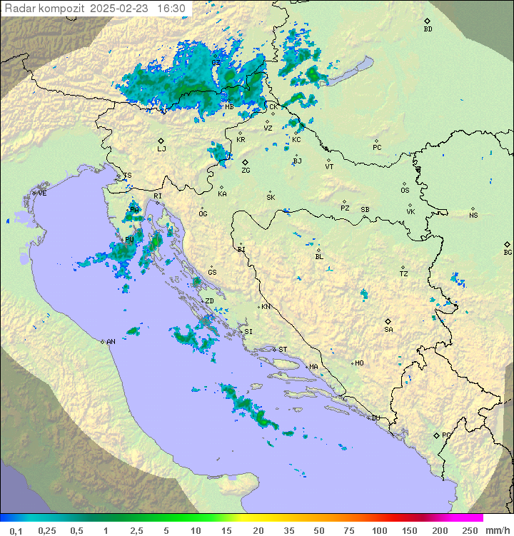 Padavine Hrvaška