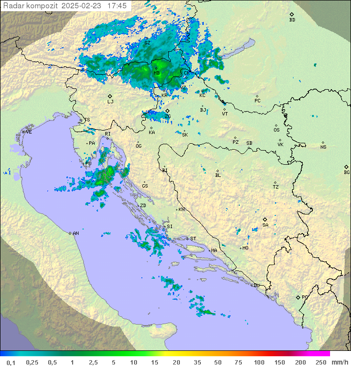 Padavine Hrvaška