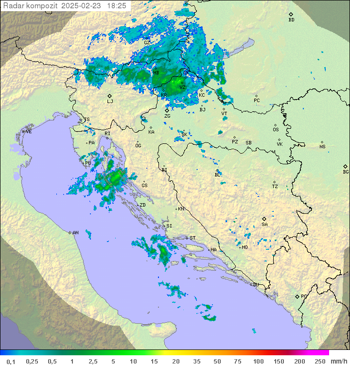 Padavine Hrvaška