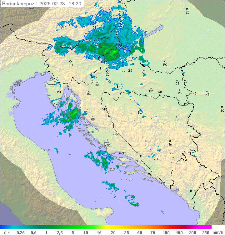 Padavine Hrvaška