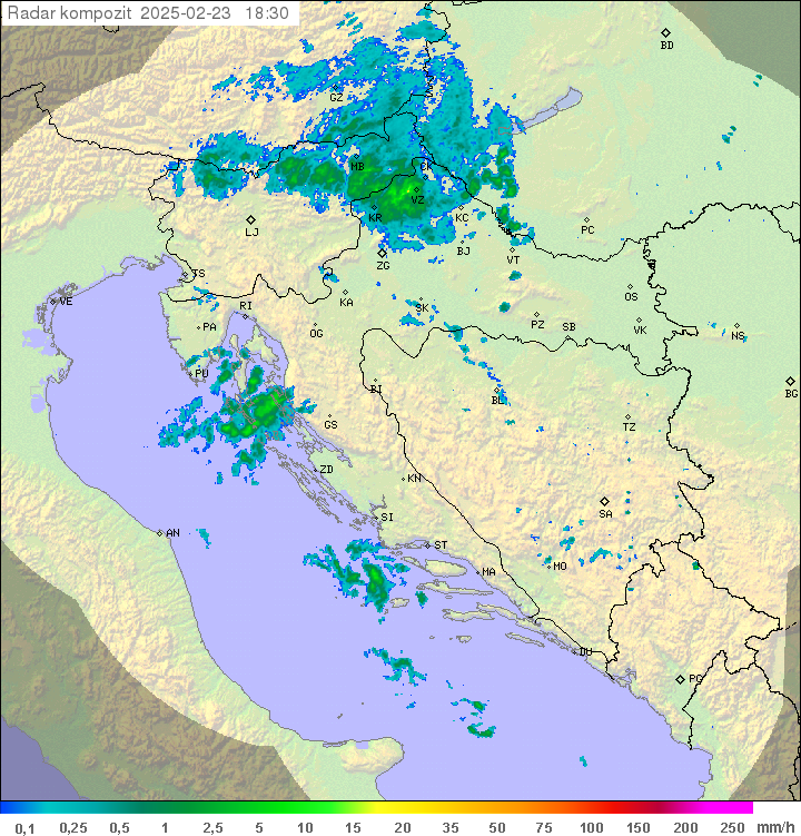 Padavine Hrvaška