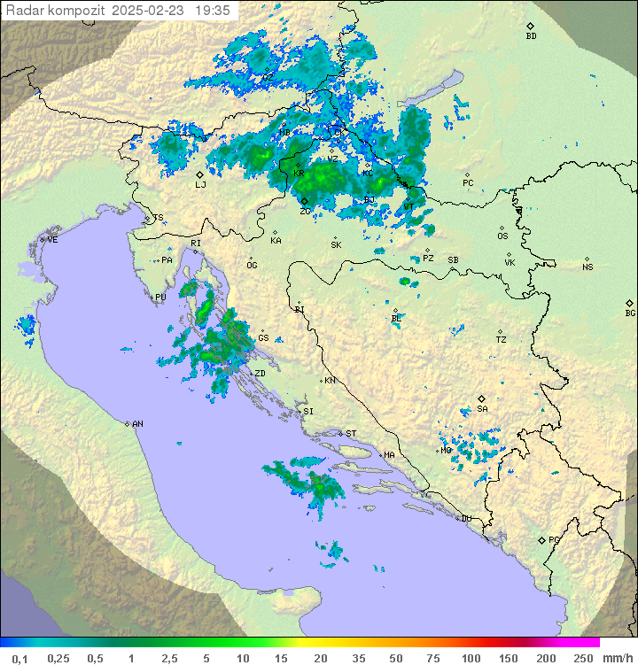 Padavine Hrvaška