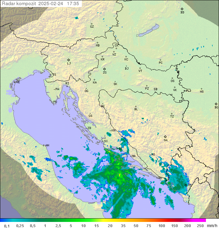 Padavine Hrvaška