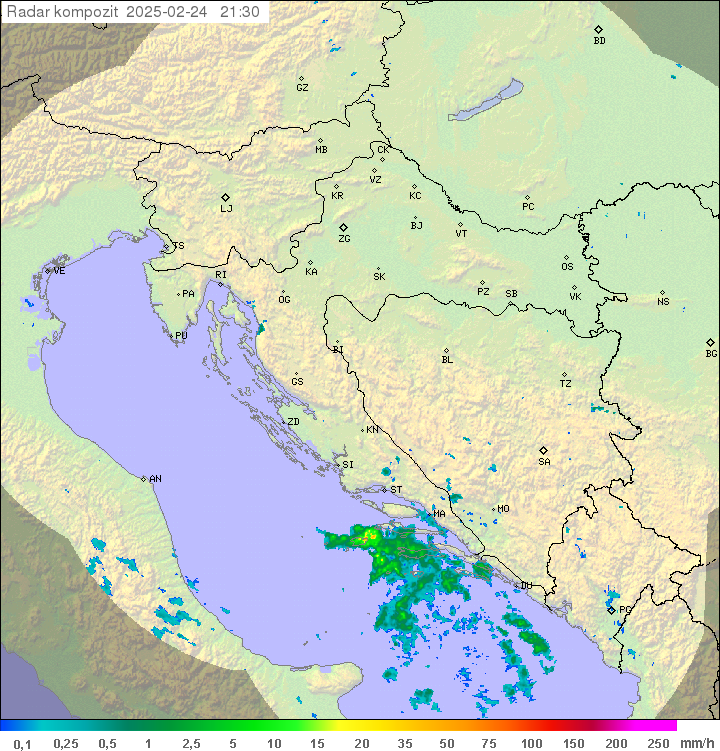 Padavine Hrvaška