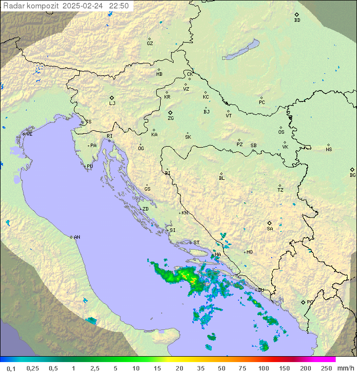 Padavine Hrvaška