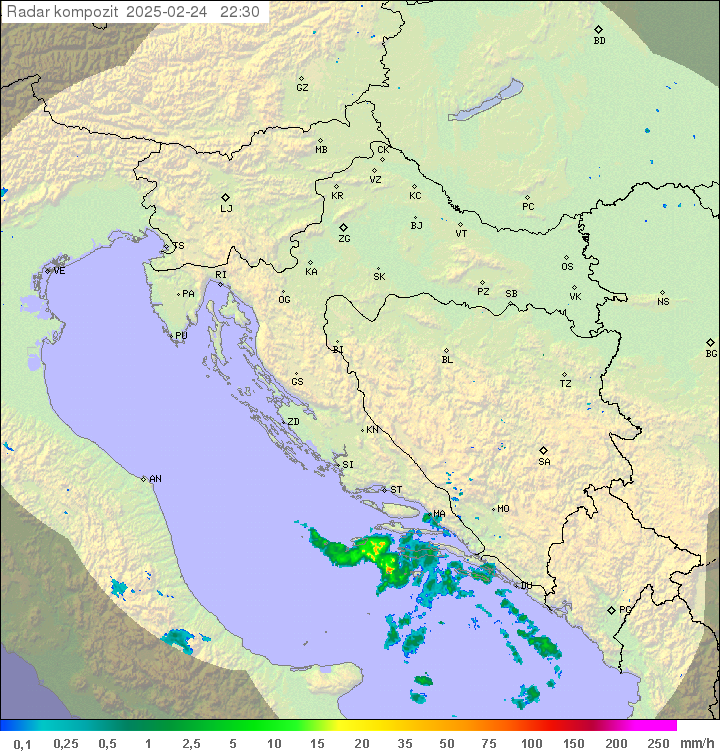 Padavine Hrvaška