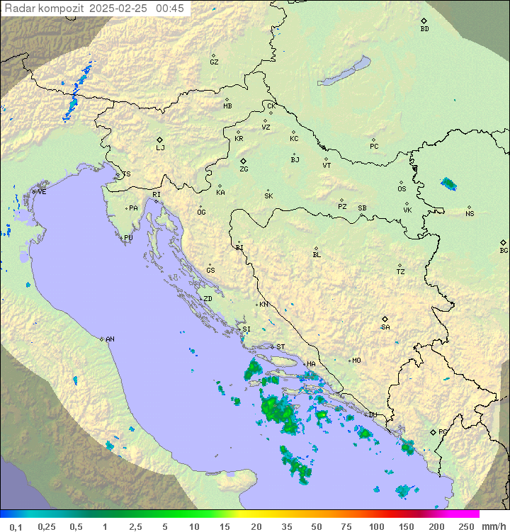 Padavine Hrvaška