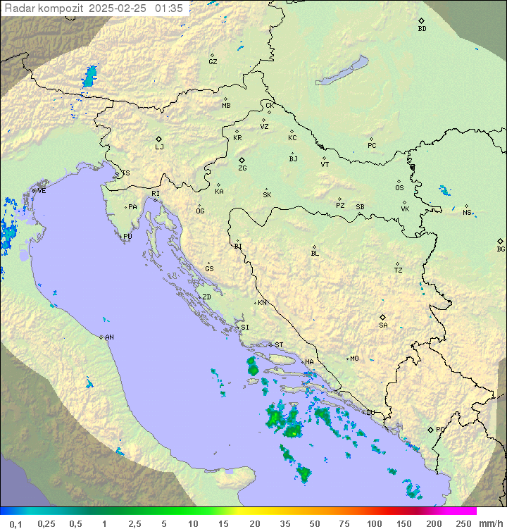 Padavine Hrvaška