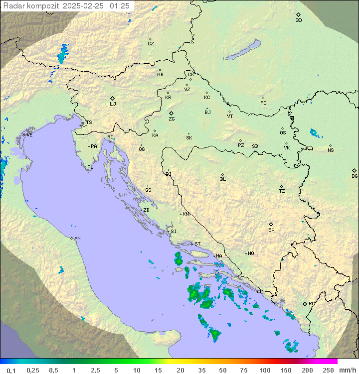 Padavine Hrvaška