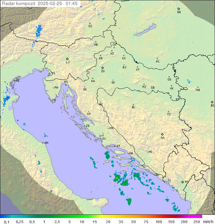 Padavine Hrvaška