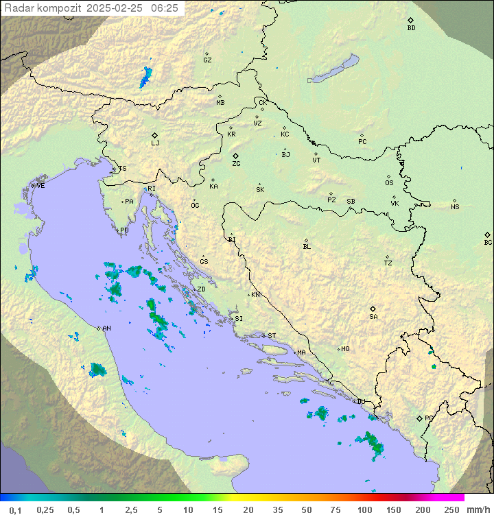 Padavine Hrvaška