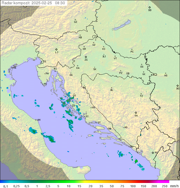 Padavine Hrvaška