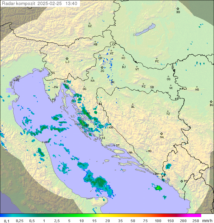 Padavine Hrvaška