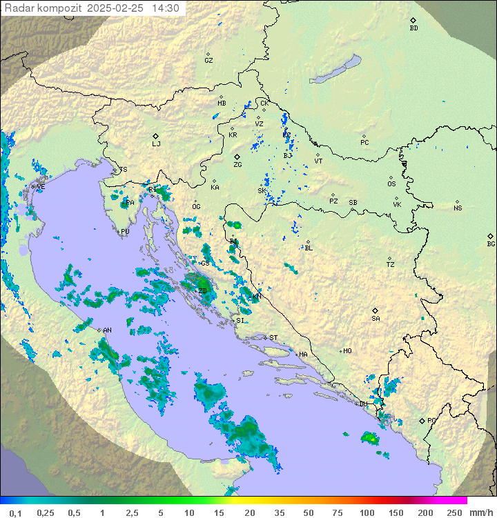 Padavine Hrvaška