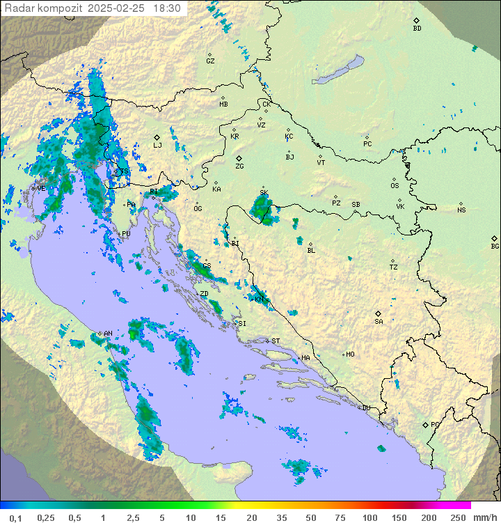 Padavine Hrvaška