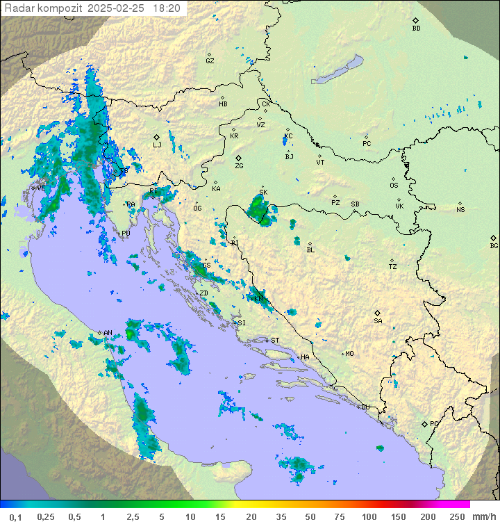 Padavine Hrvaška