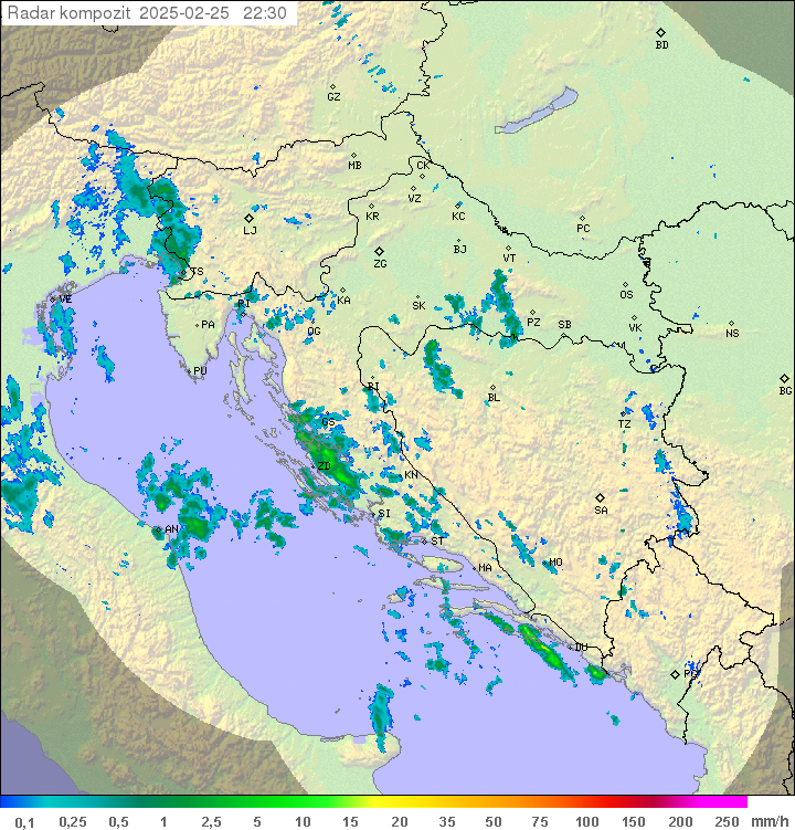 Padavine Hrvaška