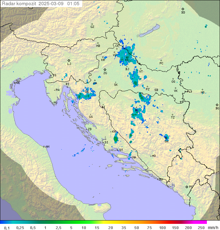 Padavine Hrvaška