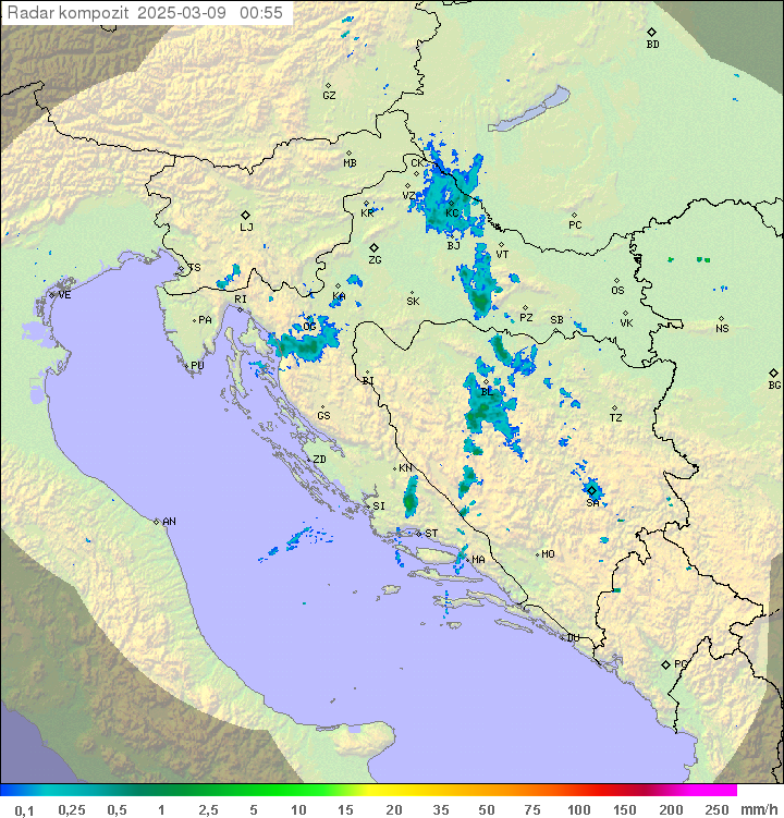 Padavine Hrvaška