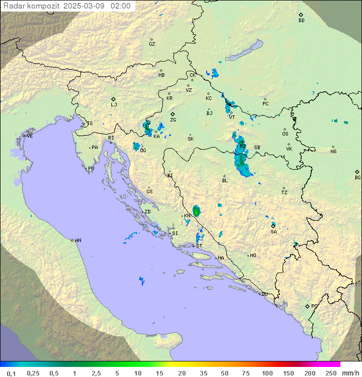 Padavine Hrvaška