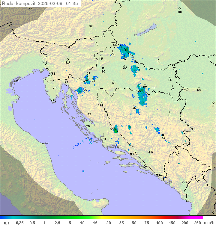 Padavine Hrvaška