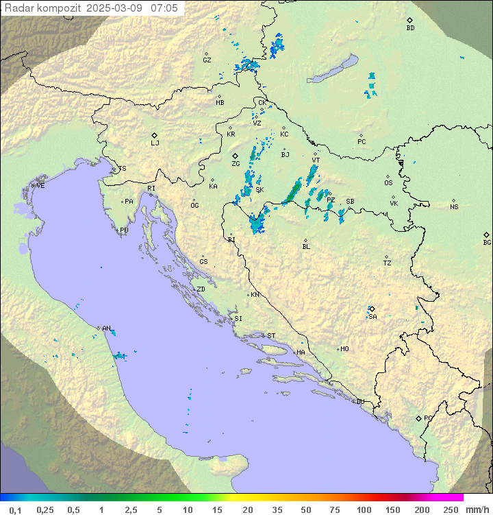 Padavine Hrvaška