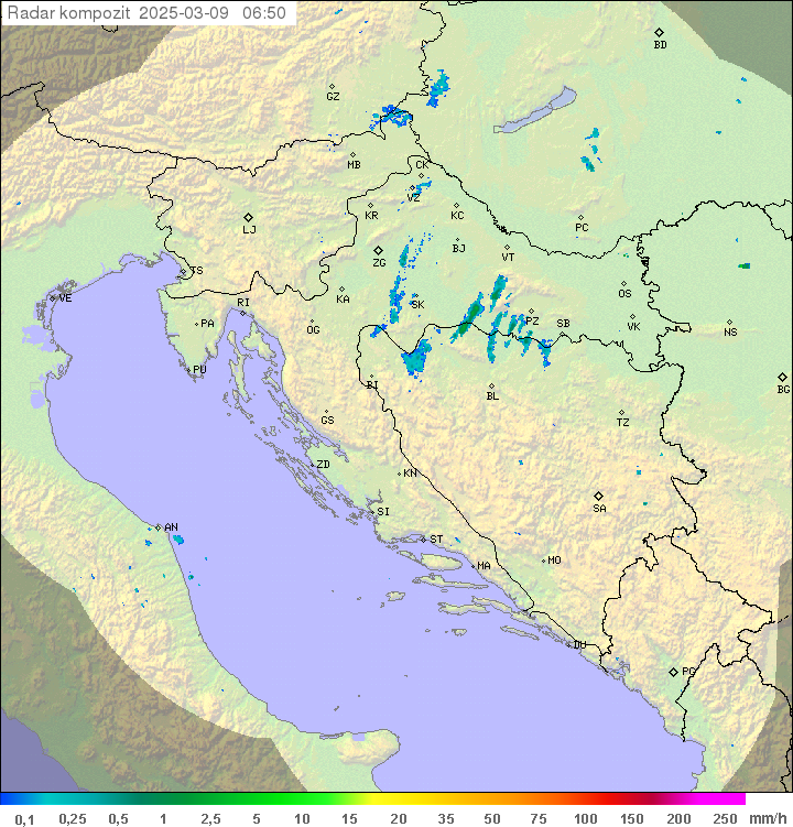 Padavine Hrvaška