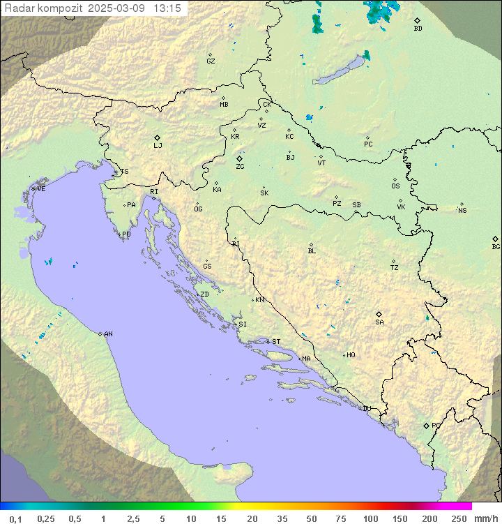 Padavine Hrvaška