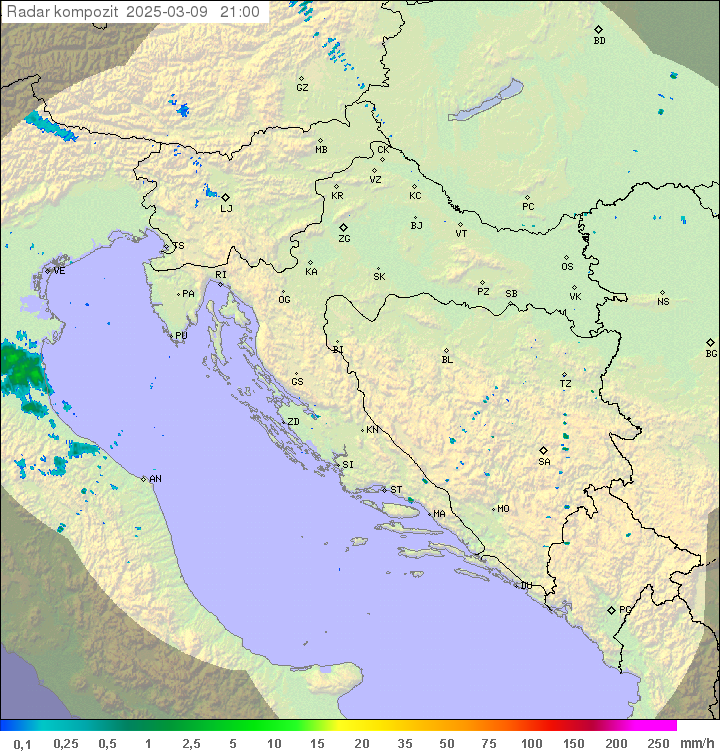 Padavine Hrvaška