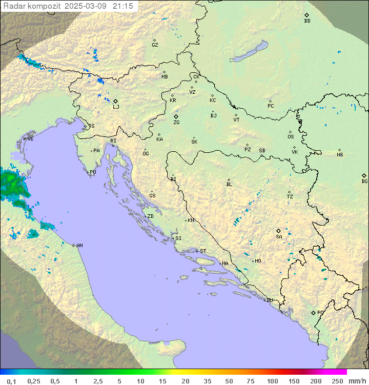 Padavine Hrvaška