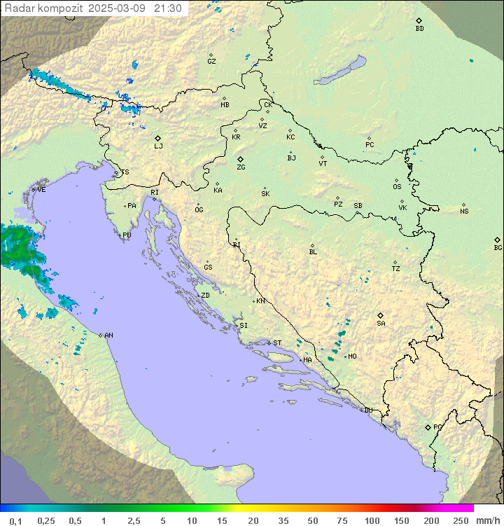 Padavine Hrvaška