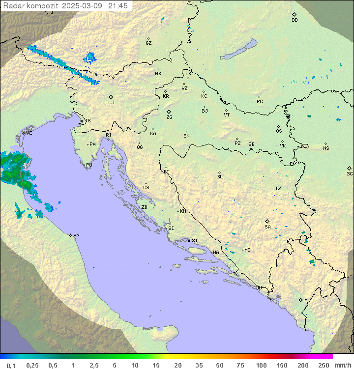 Padavine Hrvaška