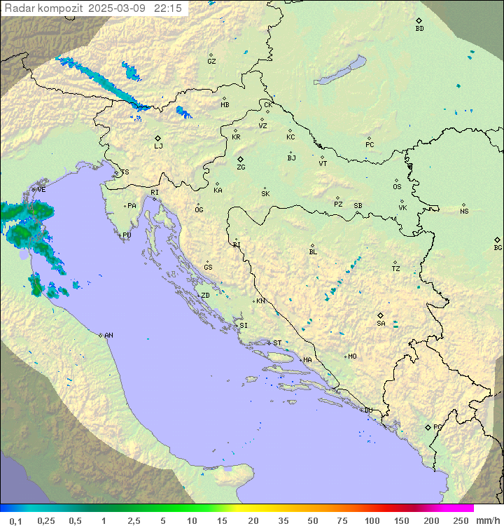 Padavine Hrvaška