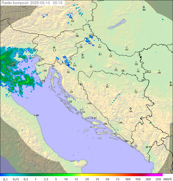 Padavine Hrvaška