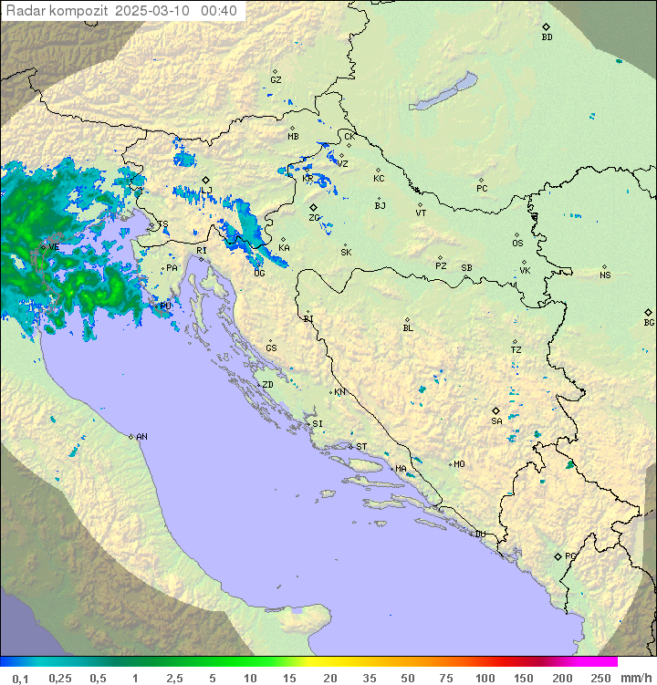 Padavine Hrvaška