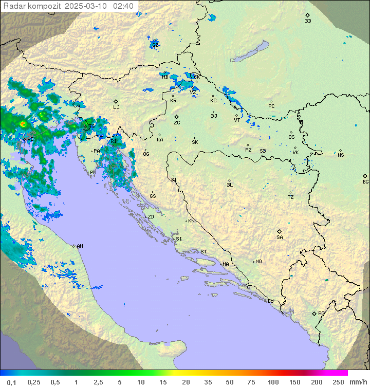 Padavine Hrvaška