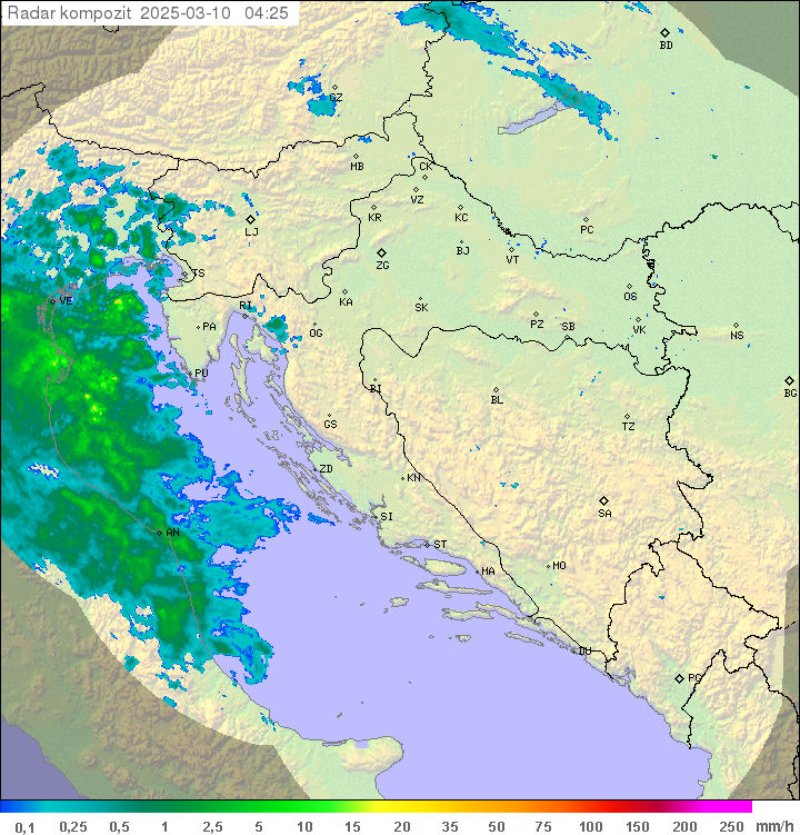 Padavine Hrvaška