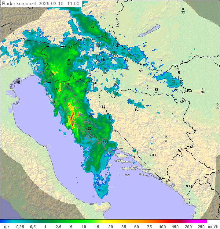 Padavine Hrvaška