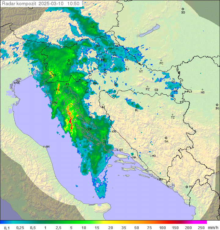 Padavine Hrvaška